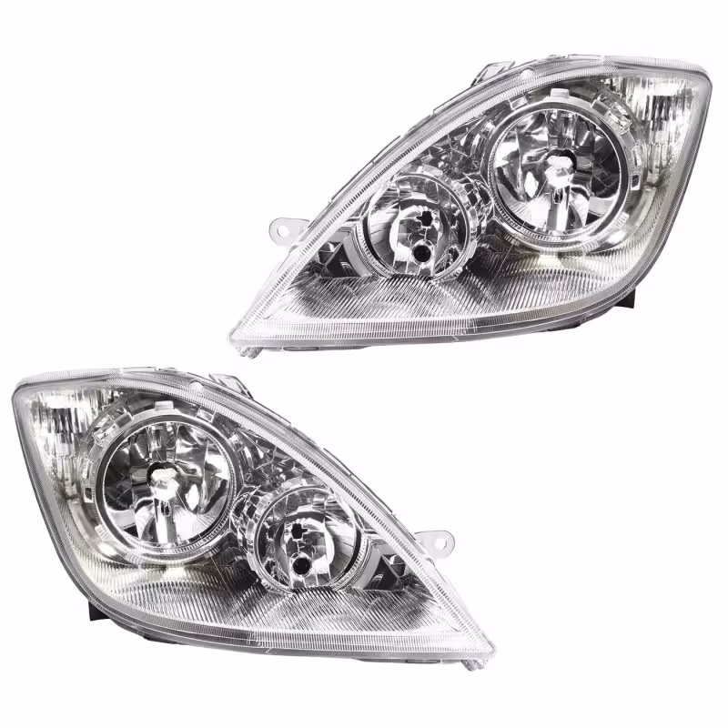 چراغ جلو فابریک چپ و راست با موتور و سوکت بدون لامپ مدرن مناسب تیبا