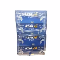 شیر شیلنگی دسته فلزی آذران 125 سایز یک دوم کارتن 72 عددی