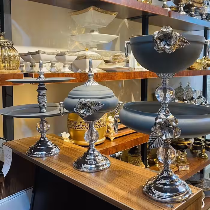 سرویس پذیرایی 4 تیکه زیر کریستال 