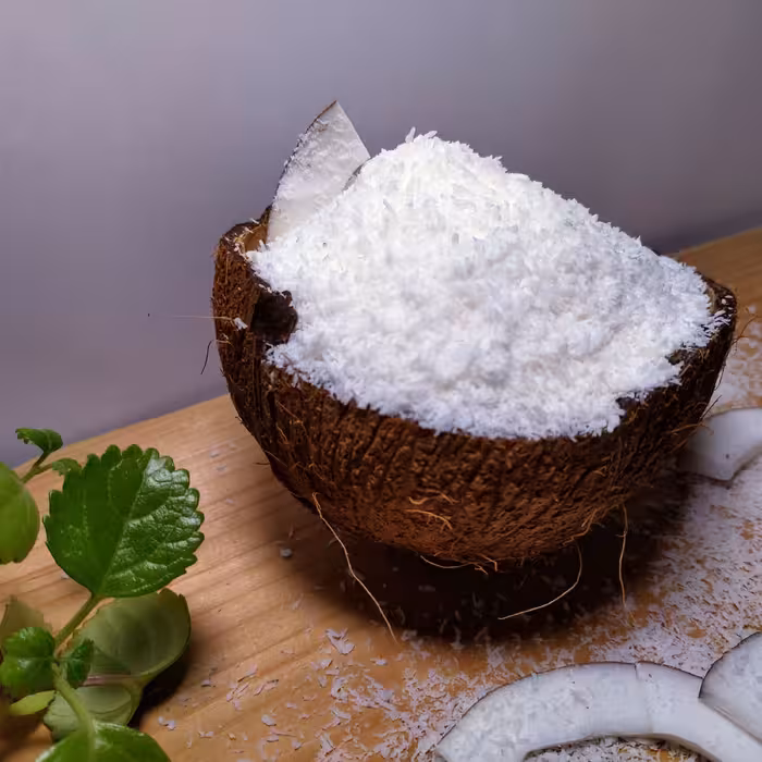 پودر نارگیل خشک در بسته بندی 150 گرمی