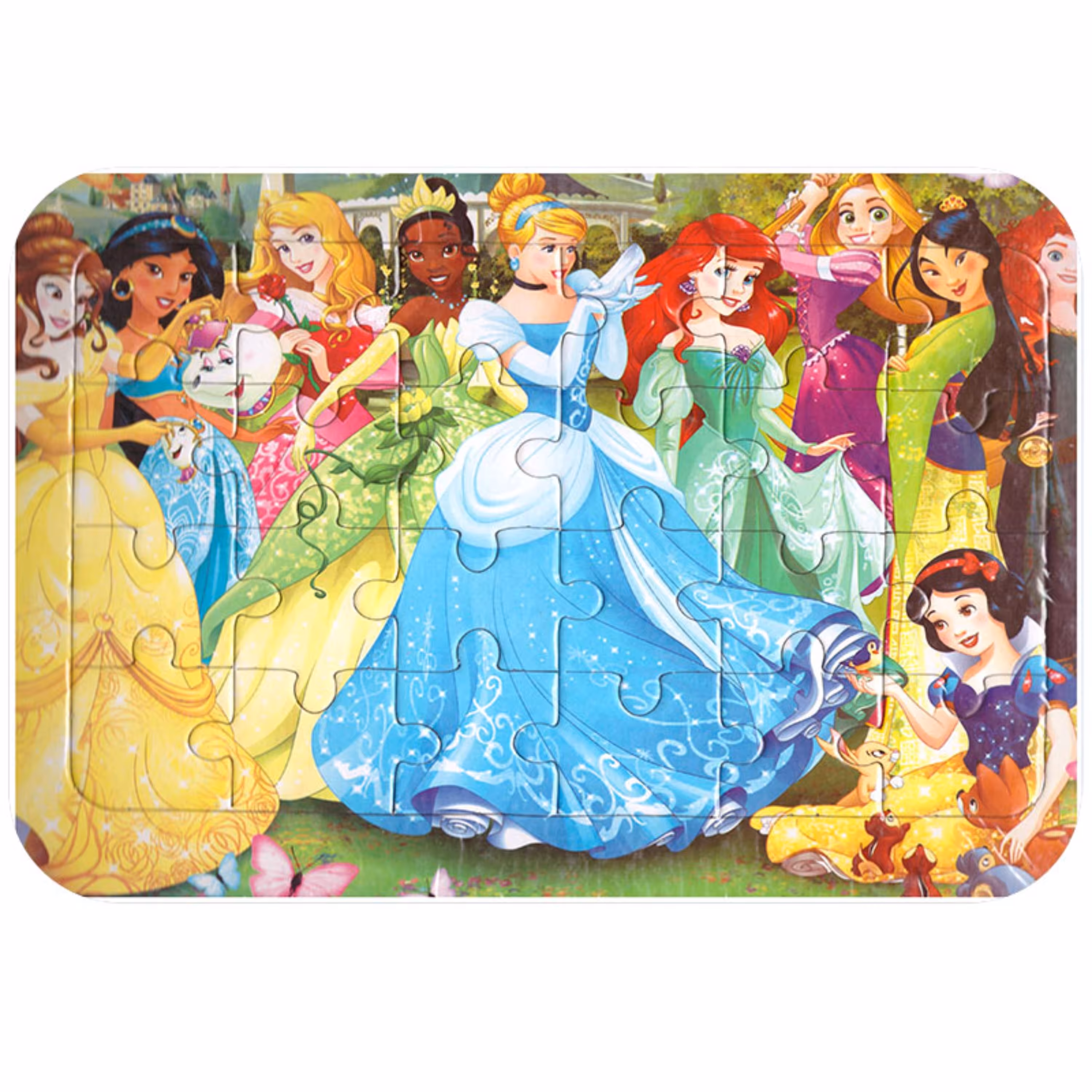 پازل 35 تکه پشت وایت بردی طرح شخصیت های دخترانه