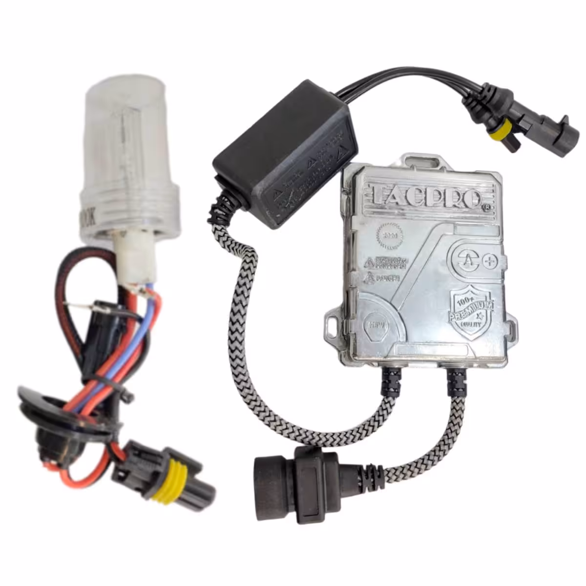 کیت زنون تک پرو مدل 300 وات پایه H4 همراه با لامپ کد HID35