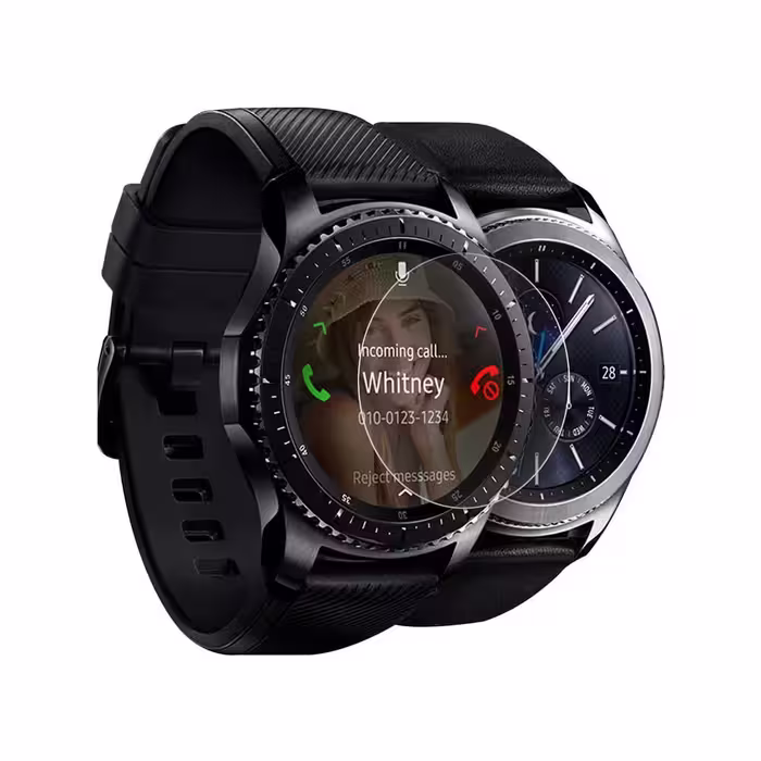 محافظ صفحه نمایش شیشه ای سامسونگ Samsung Gear S3 مدل 2.5D