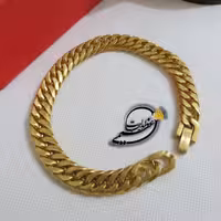 دستبند کارتیه (کارتیر) برند Cartier از جنس استیل و روکش طلا بسیار با کیفیت مدل 3