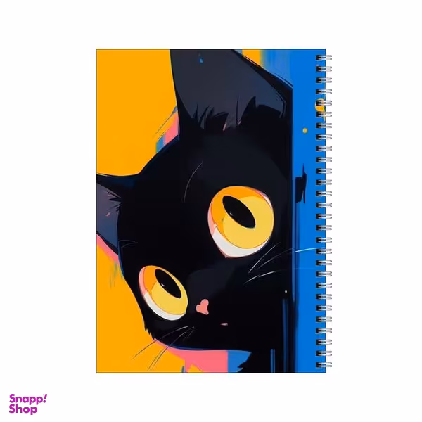 دفتر مشق 50 برگ بامبیلیپ طرح گربه سیاه کد 4298944