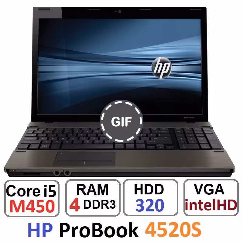 لپ تاپ HP ProBook 4520s Core i5-M540 رم 4