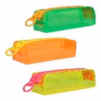 جامدادی زیپ گنده شفاف 6841