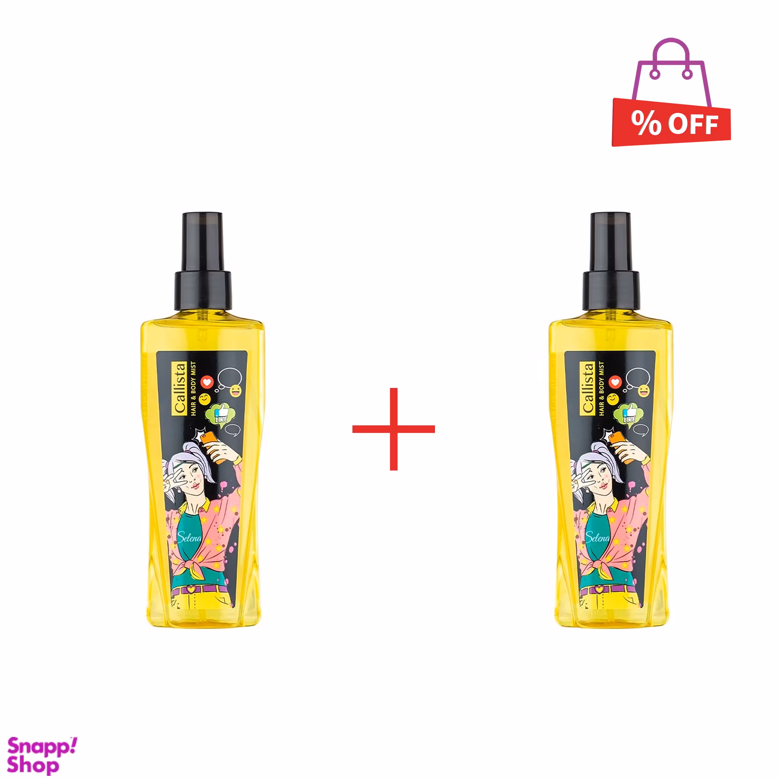 بادی اسپلش زنانه کالیستا (Callista) مدل Selena حجم 200 میلی‌ لیتر مجموعه 2 عددی