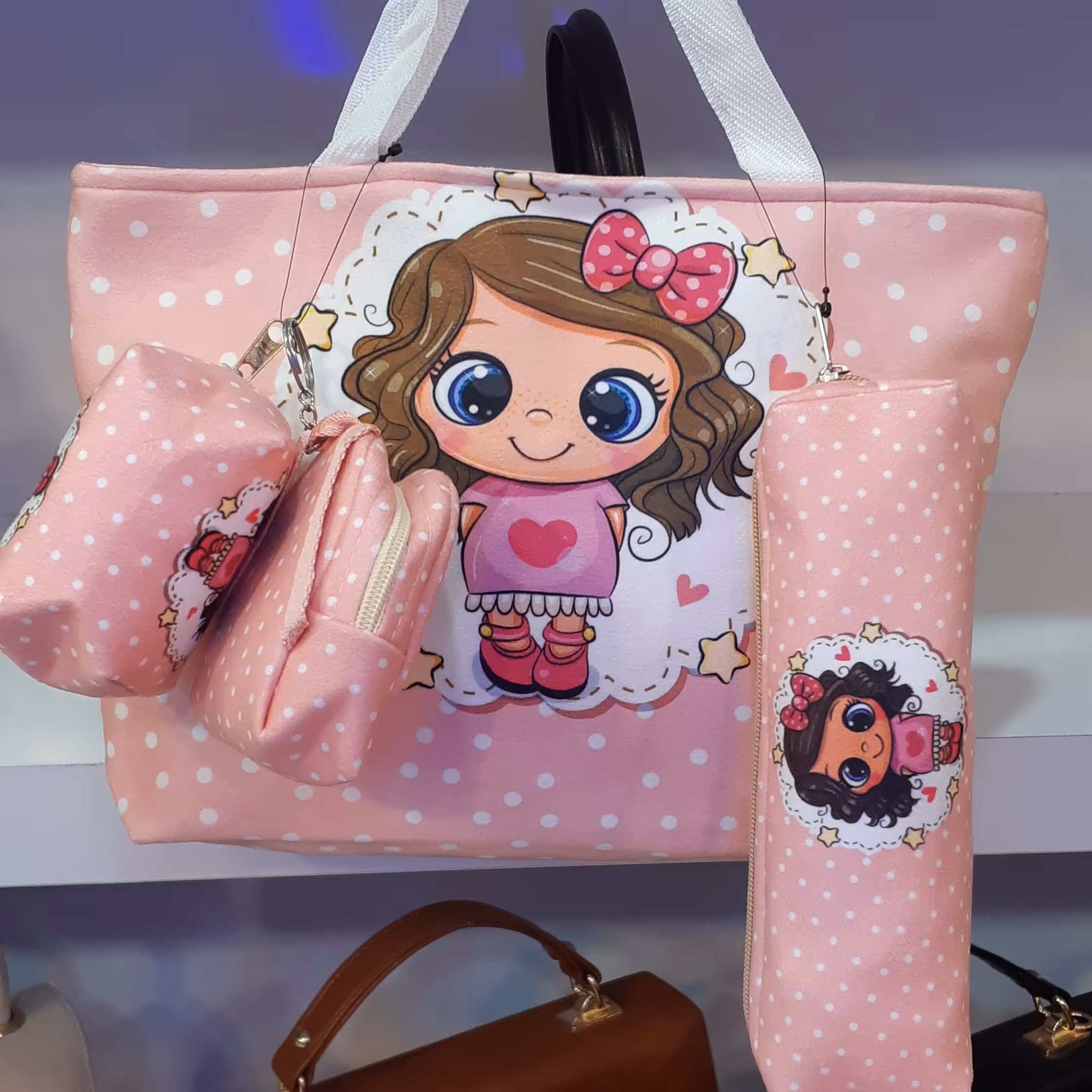 کیف دخترانه سه تیکه 