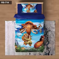 سرویس روتختی 1 نفره تنسل چاپی برندترک لند (Turk Land)  کد rs 714