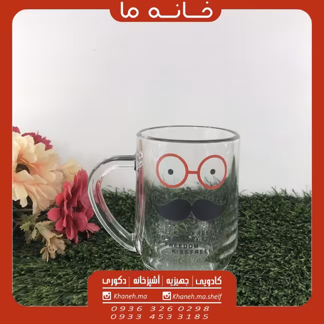 ست لیوان 6 عددی طرح سیبیل