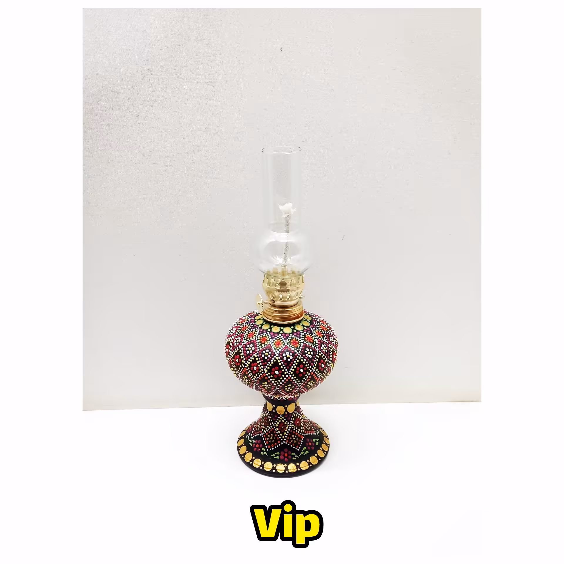 چراغ  گردسوز کد3نقطه کوبی  سفالی