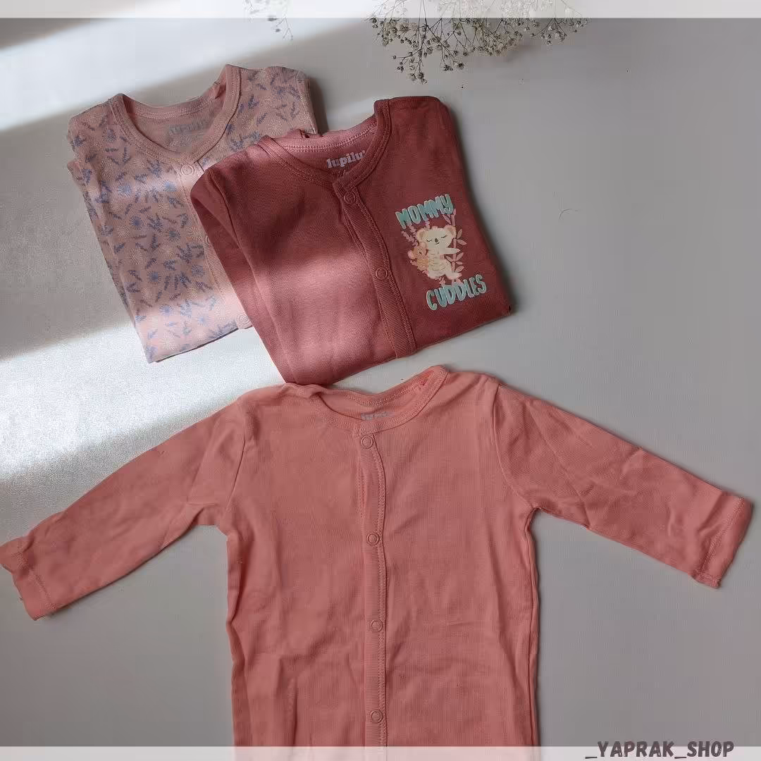 سرهمی جوراب دار نوزادی، برند لوپیلو آلمان ، سایز 2 تا 4 ماه، جنس عالی و بدون حساسیت