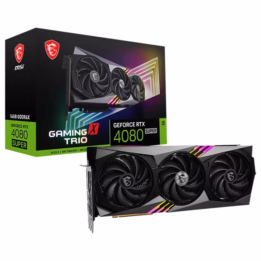 کارت گرافیک ام اس آی MSI RTX 4080 SUPER Gaming X TRIO 16GB