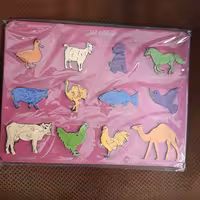 پازل آموزشی حیوانات