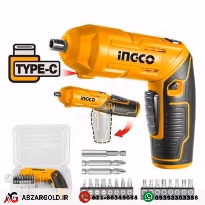 پیچ گوشتی شارژی 4 ولت اینکو مدل CSDLI0442