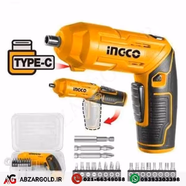 پیچ گوشتی شارژی 4 ولت اینکو مدل CSDLI0442