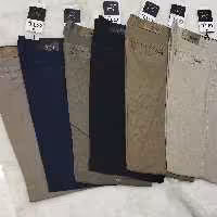 شلوار کتان مردانه فاق بلند و راسته 