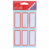 لیبل 60*25 میلی متری دور قرمز 219 OFFICLABEL