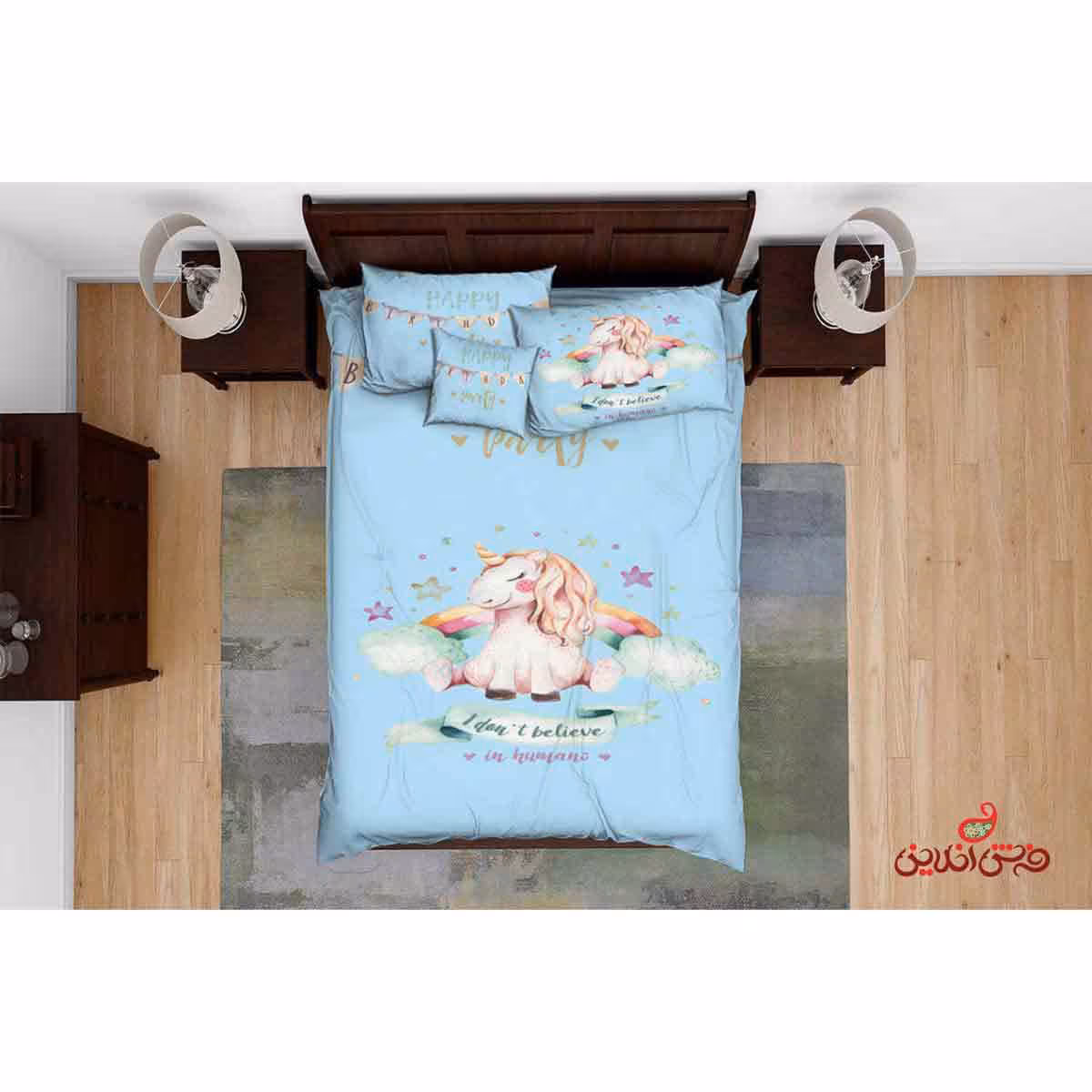 روتختی کودک طرح اسب تک شاخ(یونیکورن) کد 2558/2