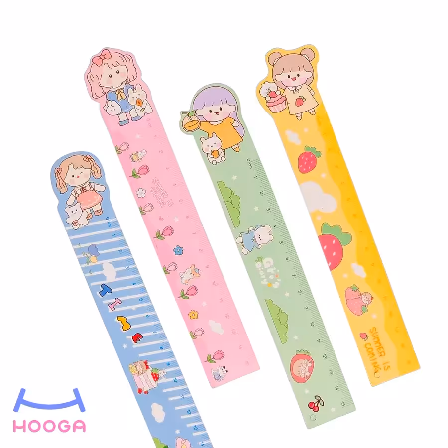 خط کش مگنتی طرح دختر