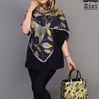 ست  روسری و کیف برگی