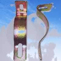 بست آهنی تقویت نگهدارنده باتری به بدنه خودرو.