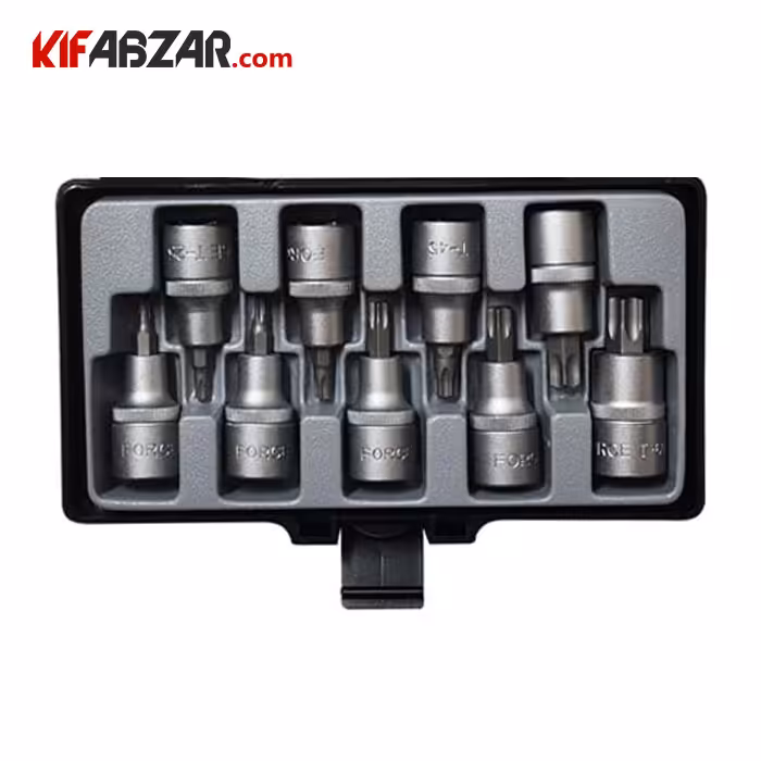 ست آلن بکسی 1/2 اینچ ستاره ای 9 پارچه فورس مدل 4102