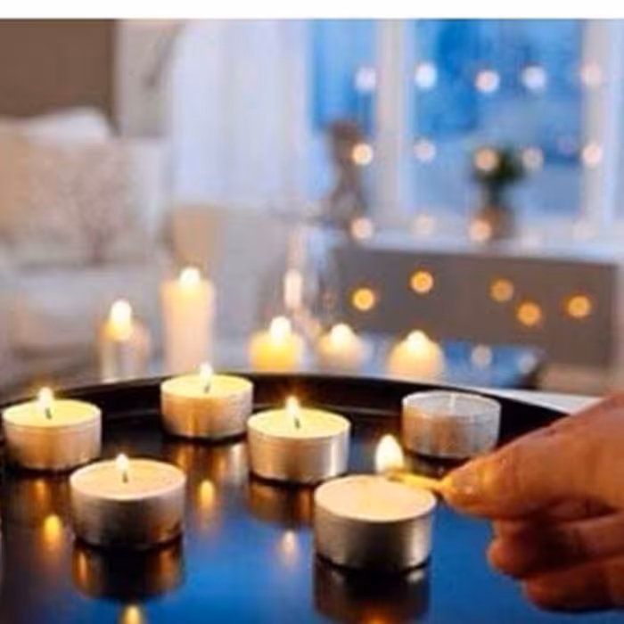 شمع وارمر سفید بسته 4 عددی