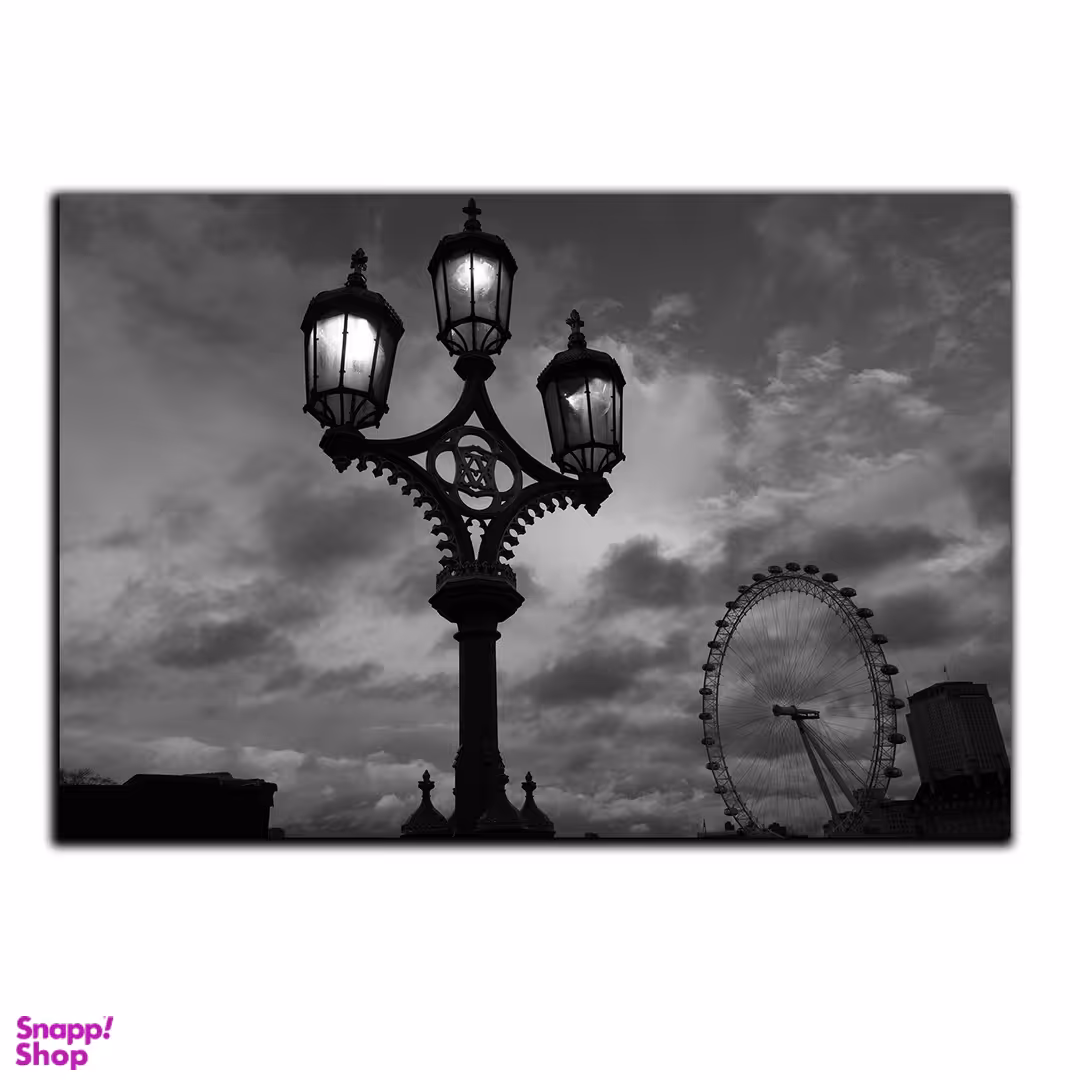 تابلو شاسی بکلیت طرح منظره شهر لندن مدل SH-574