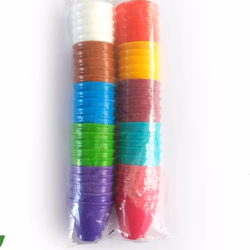 گلدان بند انگشتی بسته 25 عددی 5 رنگ 