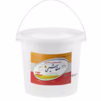 رنگ نیم پلاستیک سفید مات صفاشیمی درجه 1  وزن 12کیلو گرم 