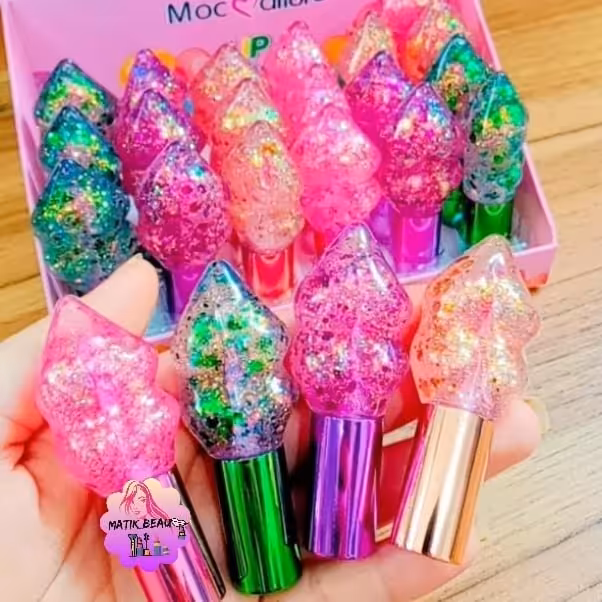 رژ حرارتی اکلیلی طرح لب، یه رنگ صورتی طبیعی میده به لباتون که ماندگاری بالا داره