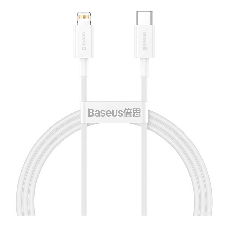 قیمت و خرید کابل تبدیل 0.25 متری USB-C به لایتنینگ بیسوس مدل Superior CATLYS-02 | یاس ارتباط