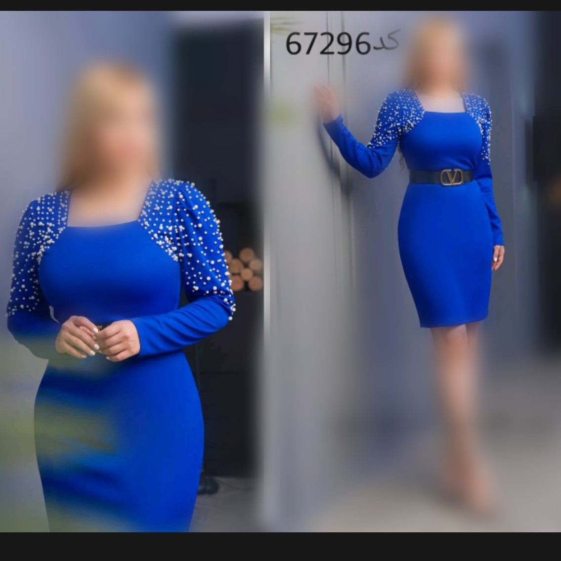 تونیک مجلسی کرپ کش از سایز 38 تا 52 دارای رنگبندی ارسال رایگان