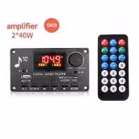 پخش کننده MP3 PLAYER پنلی بلوتوثی ولوم دار دارای آمپلی فایر 2X40W مدل KH-G022