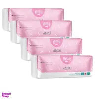 نوار بهداشتی پنبه ریز (Panberes) مدل Large-Blue مجموعه 4 عددی