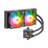 قیمت، خرید و مشخصات کلی فن خنک کننده آبی پردازنده گرین GLACIER 240 ARGB (LGA1700)
