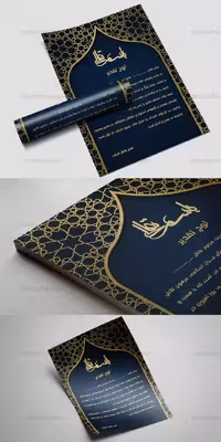 طرح لایه باز تقدیرنامه طلایی | گرافیک با طعم تربچه