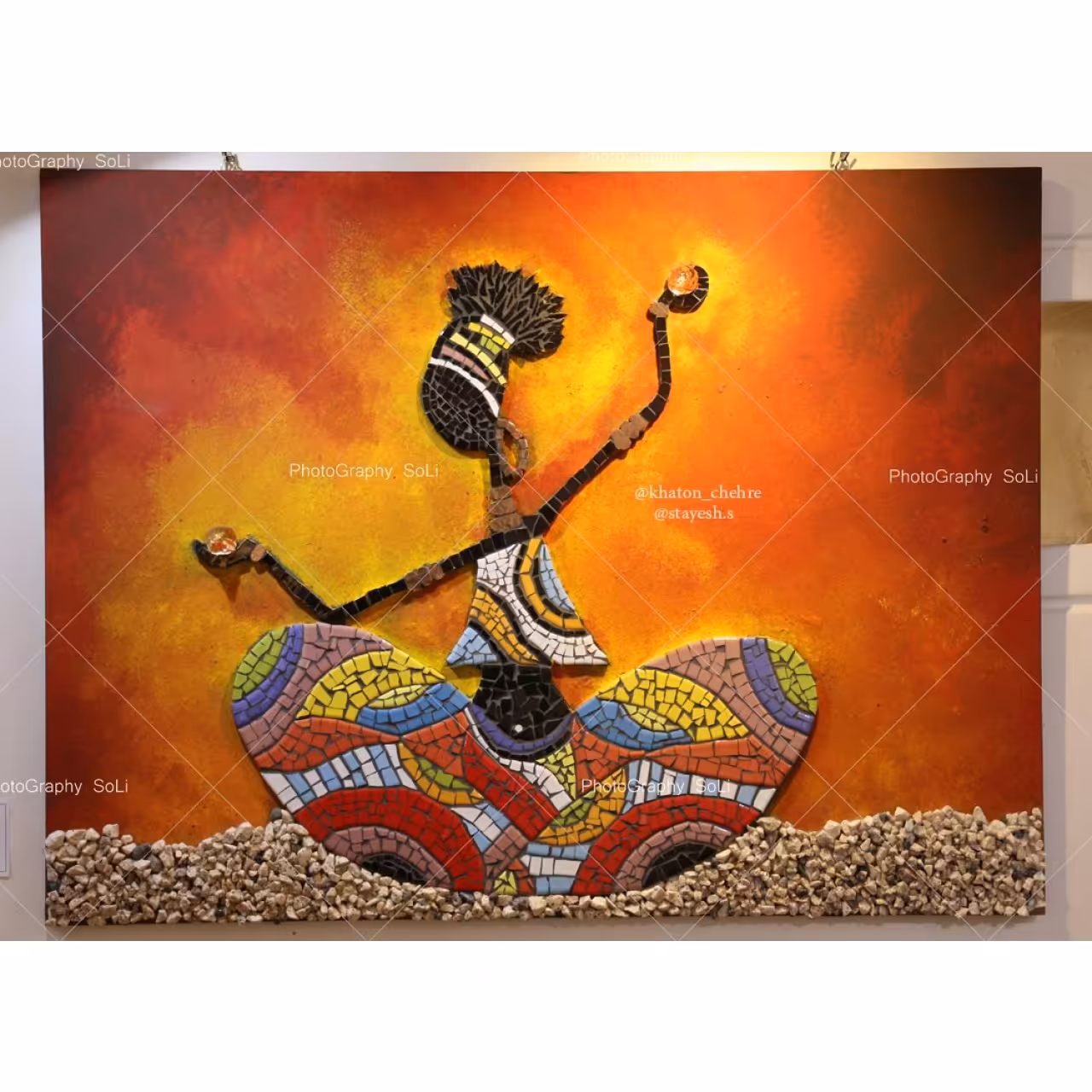 تابلو معرق کاشی طرح آترا