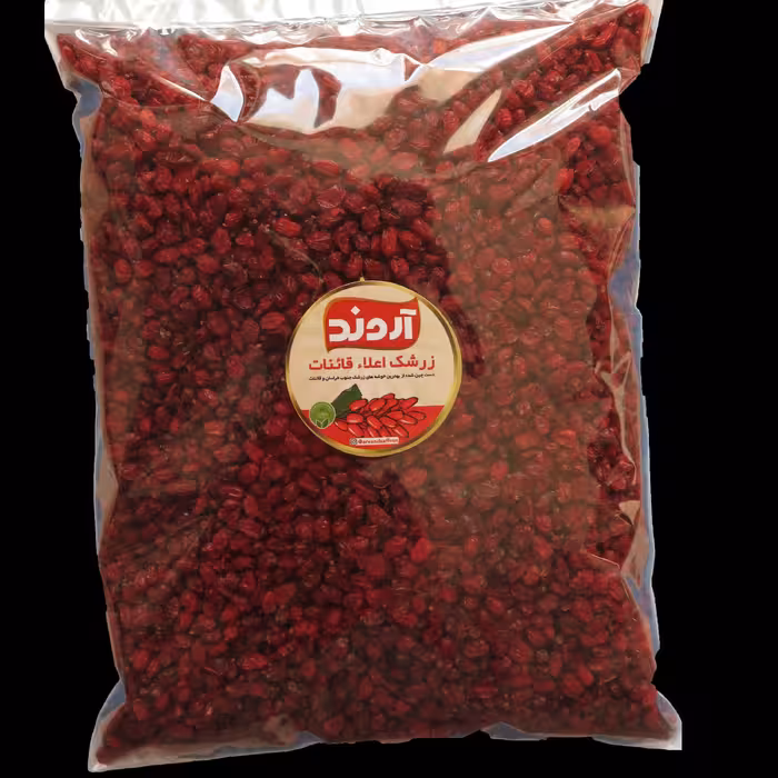 زرشک پفکی درجه یک قائنات بیرجند بسته های نیم کیلویی 