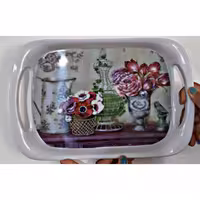 سینی 510حسینی ملامین دسته دار تهیه شده از بهترین مواداولیه