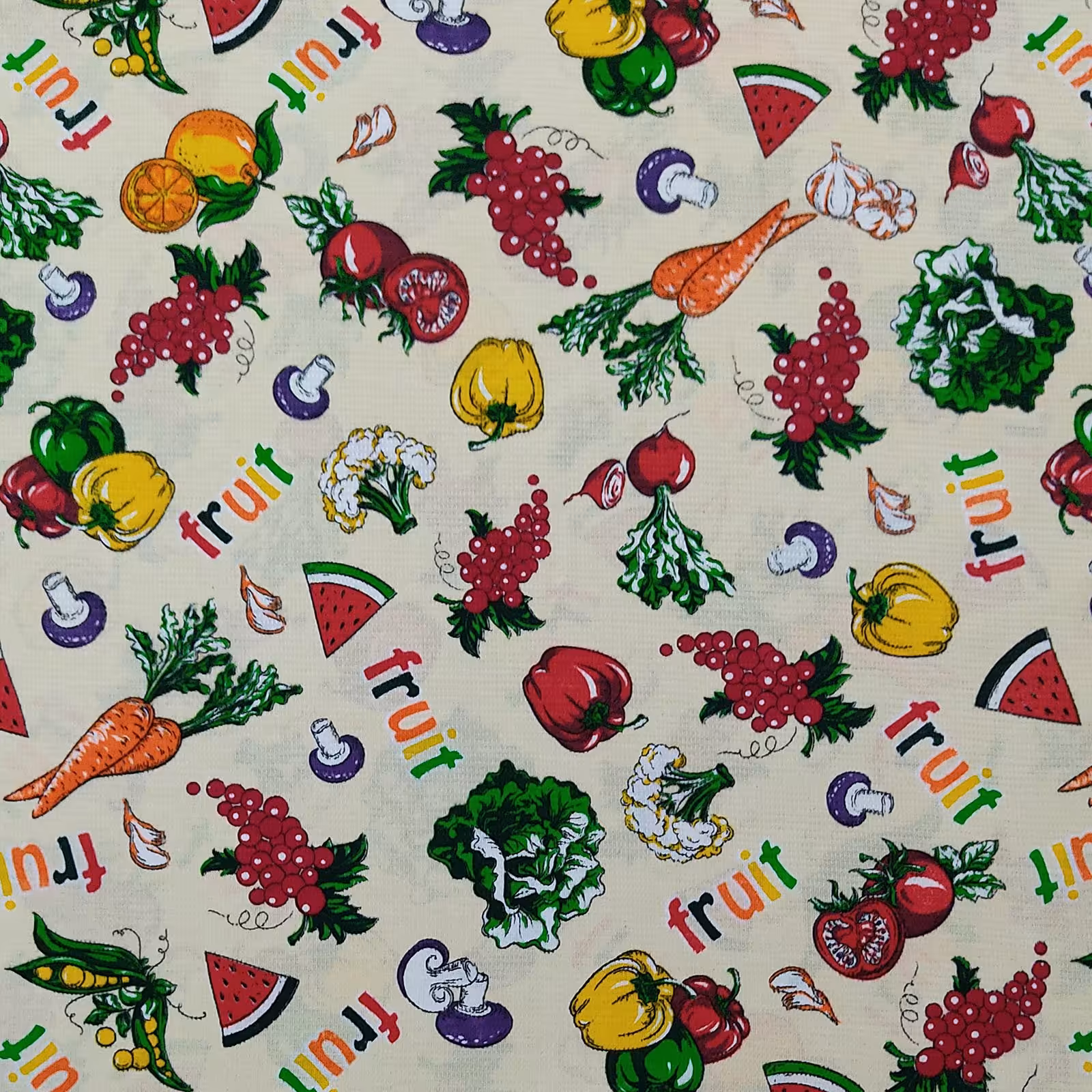 پارچه ی آشپزخانه ای طرح میوه