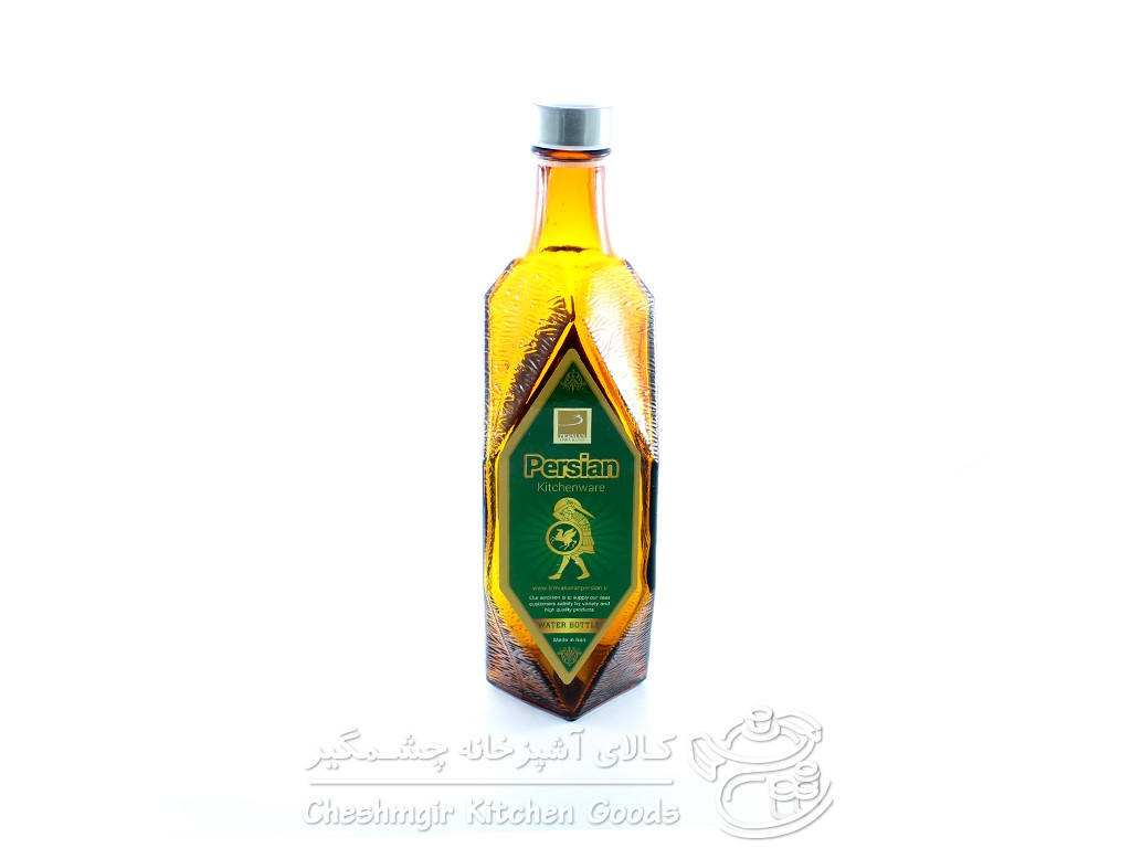 بطری ترنج کهربا درب استیل پیچی پرشین کد 6759