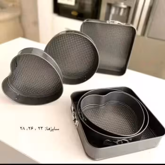 قالب کیک کمربندی(بسته سه تایی)