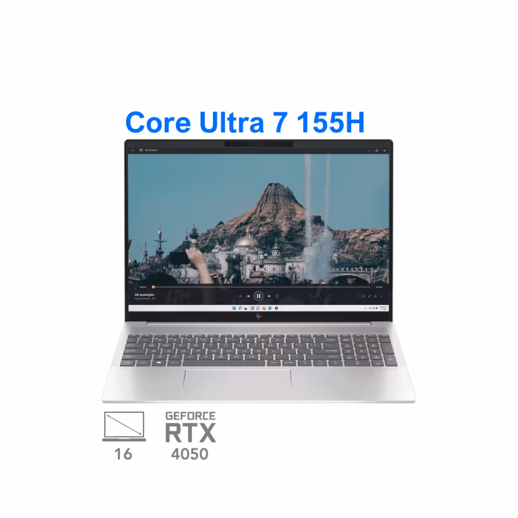 لپ تاپ اچ پی پاویلیون مدل HP Pavilion 16 Pro ab1043TX Ultra7 155H RTX 4050 32G 1T 2.5K 120Hz 2024