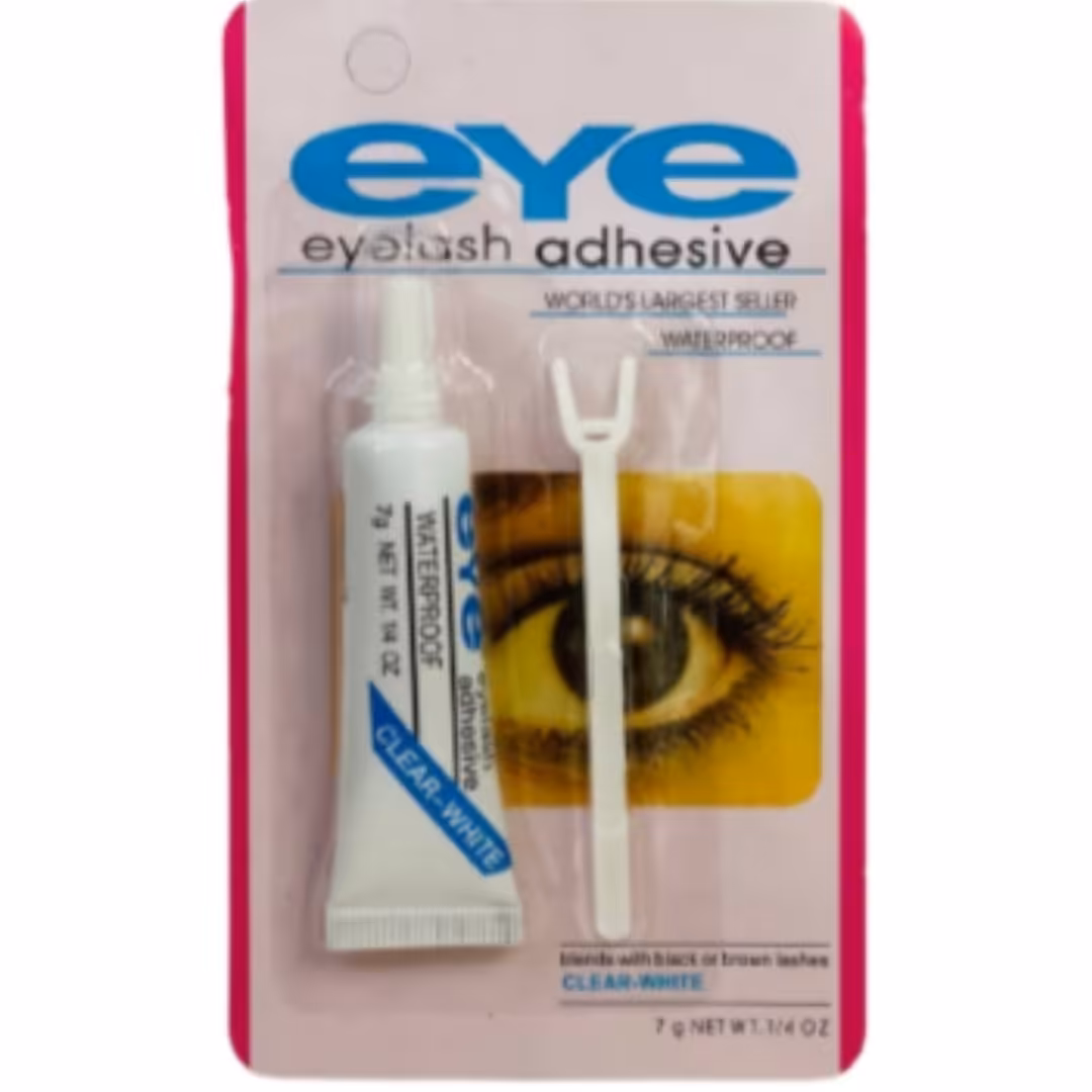 چسب مژه 7 گرمی تیوپی مواد مشکی اصلی eye چسب مژه مصنوعی انواع موژه ریسه ای فیشر کینگ کایلی چسب کاشت موقت مژه 3d موجوده 