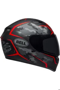 کلاه کاسکت موتورسیکلت مشکی ایمنی بسته بندی شده Xl مات سیاه قرمز بل Bell