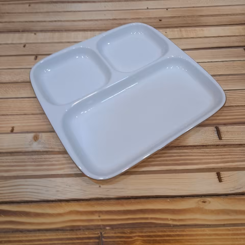 سینی صبحانه خط طلا یک عدد کد گل