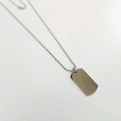 گردنبند استیل مردانه/زنانه مناسب استفاده دائم روزانه ، آویز پلاک
